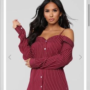 Cold But Classy Cold Shoulder Top - Burgundy